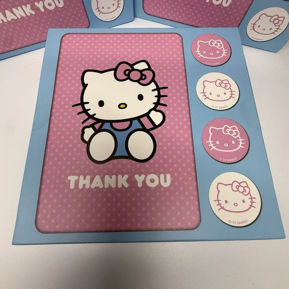 Hello Kitty 3 Pack Of 12 Bundle Note Card Set 36 Total Thank You Note Cards New